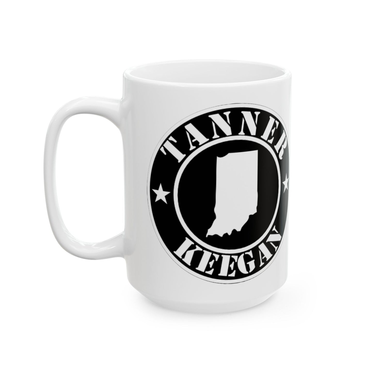 Tanner Keegan Indiana Ceramic Mug - 15oz Options