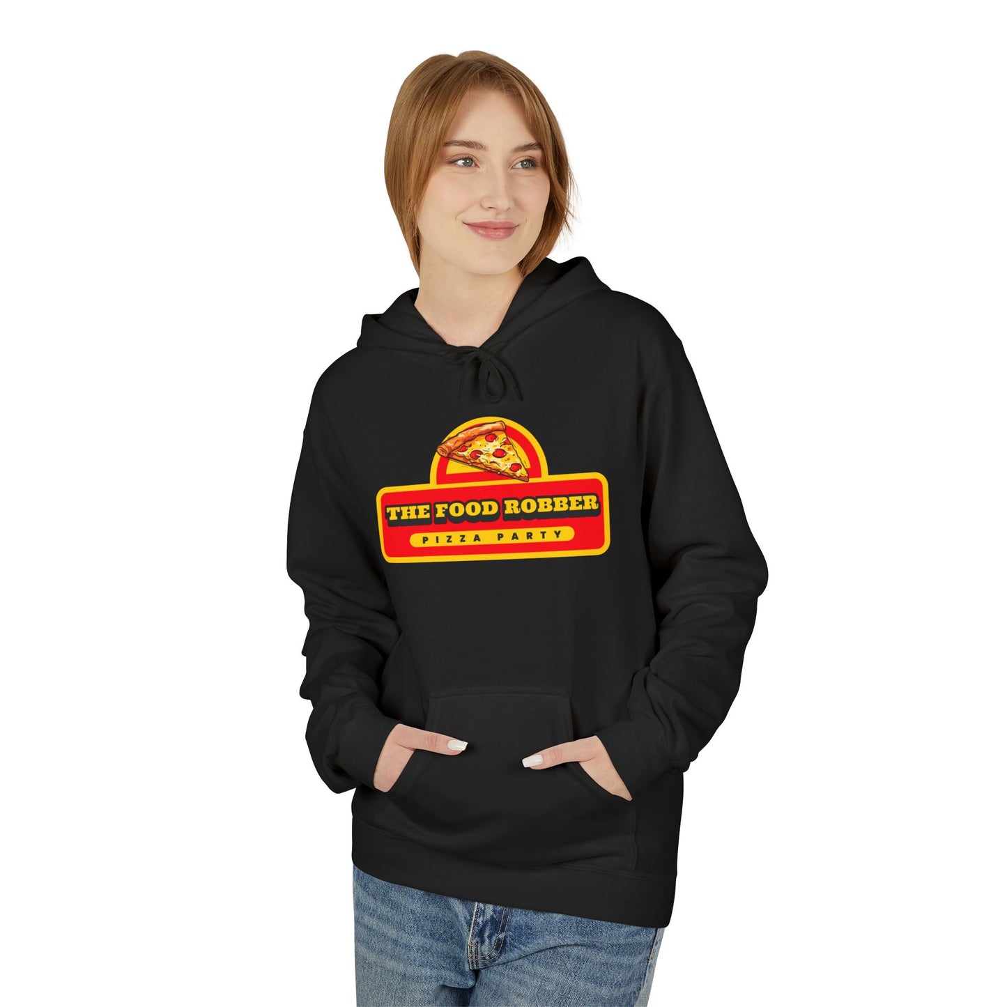 The Food Robber "Pizza Party"  - Midweight Fleece Hoodie