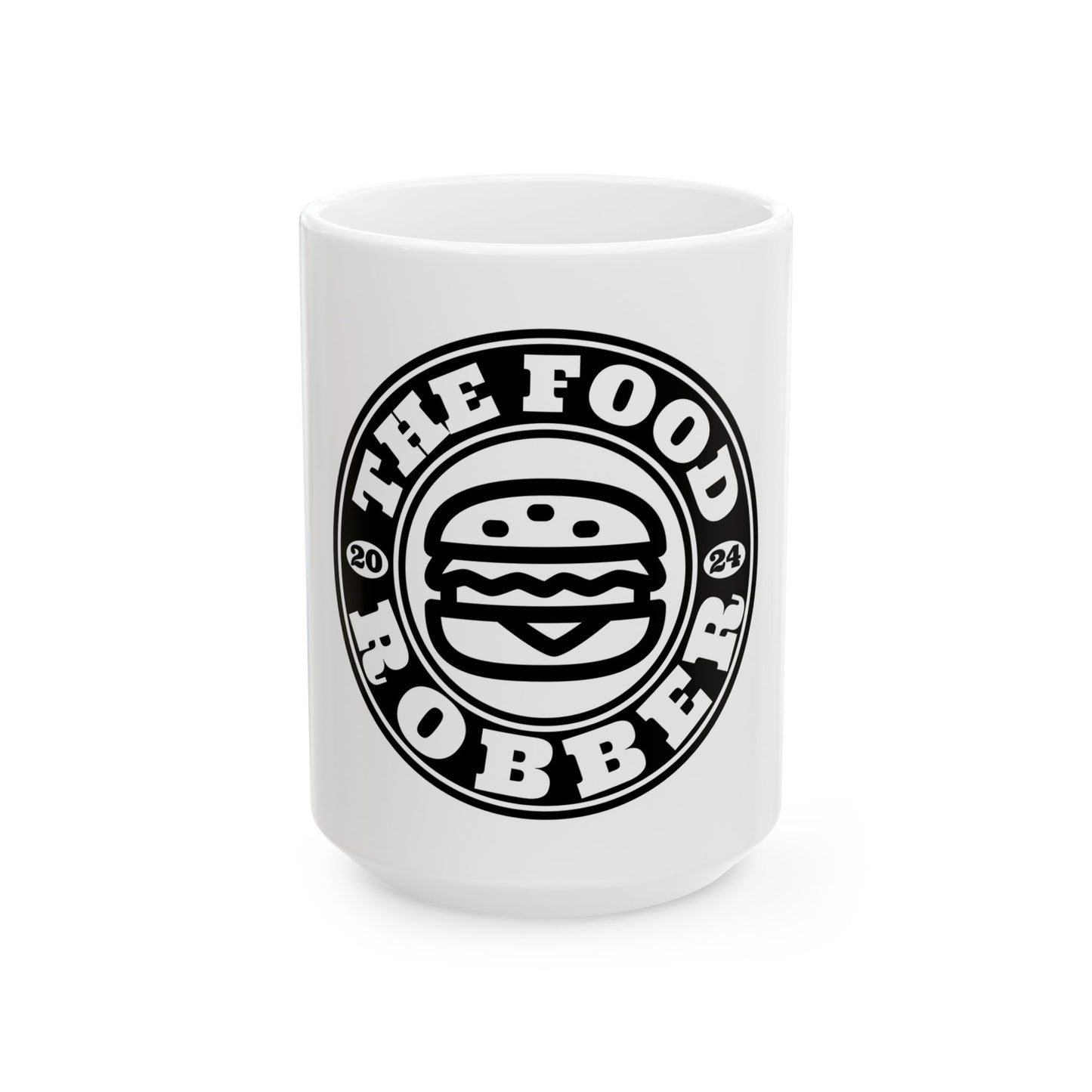 The Food Robber "Burgers for Breakfast" - Ceramic Mug 15oz