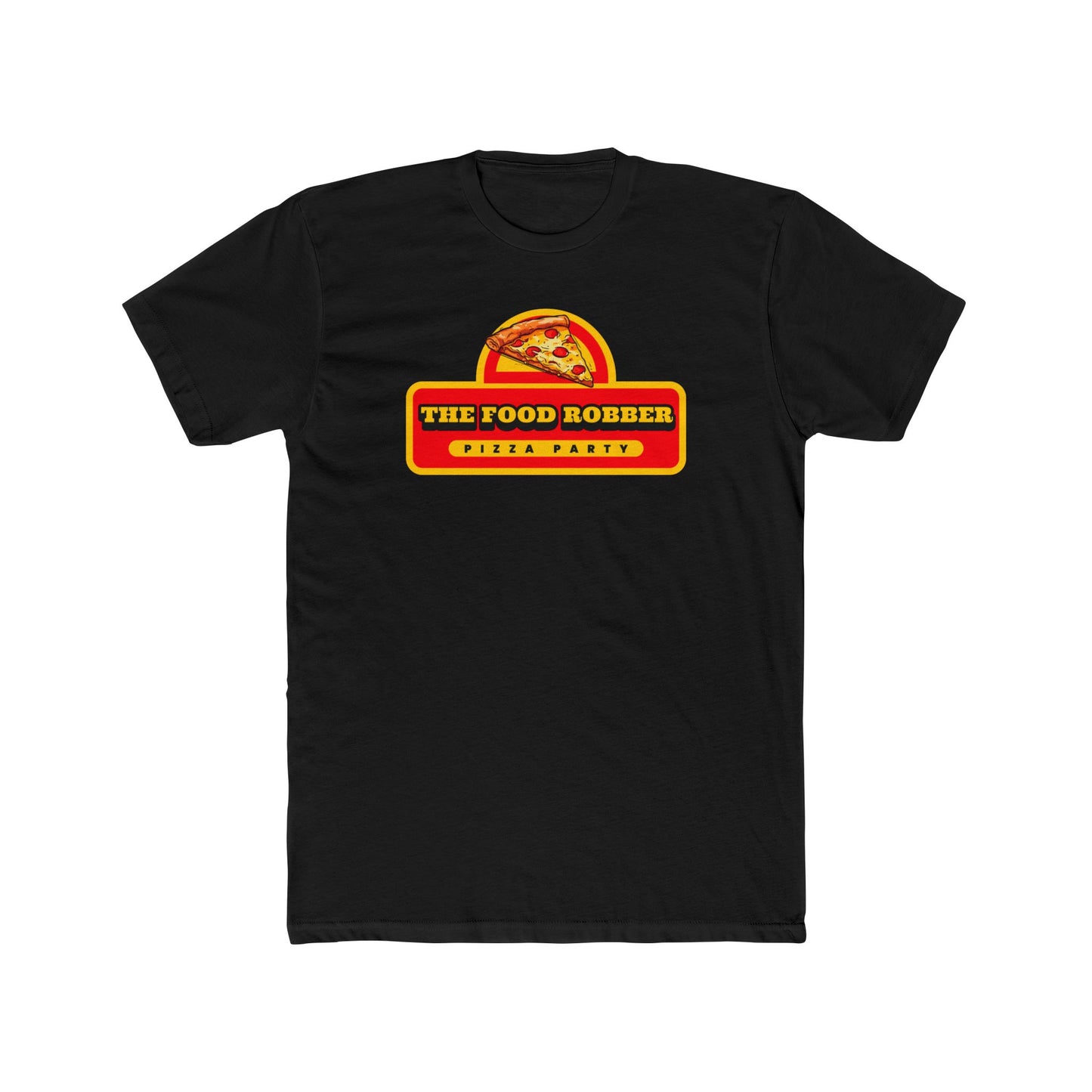 The Food Robber "Pizza Party" - Cotton Crew Tee  T-Shirt