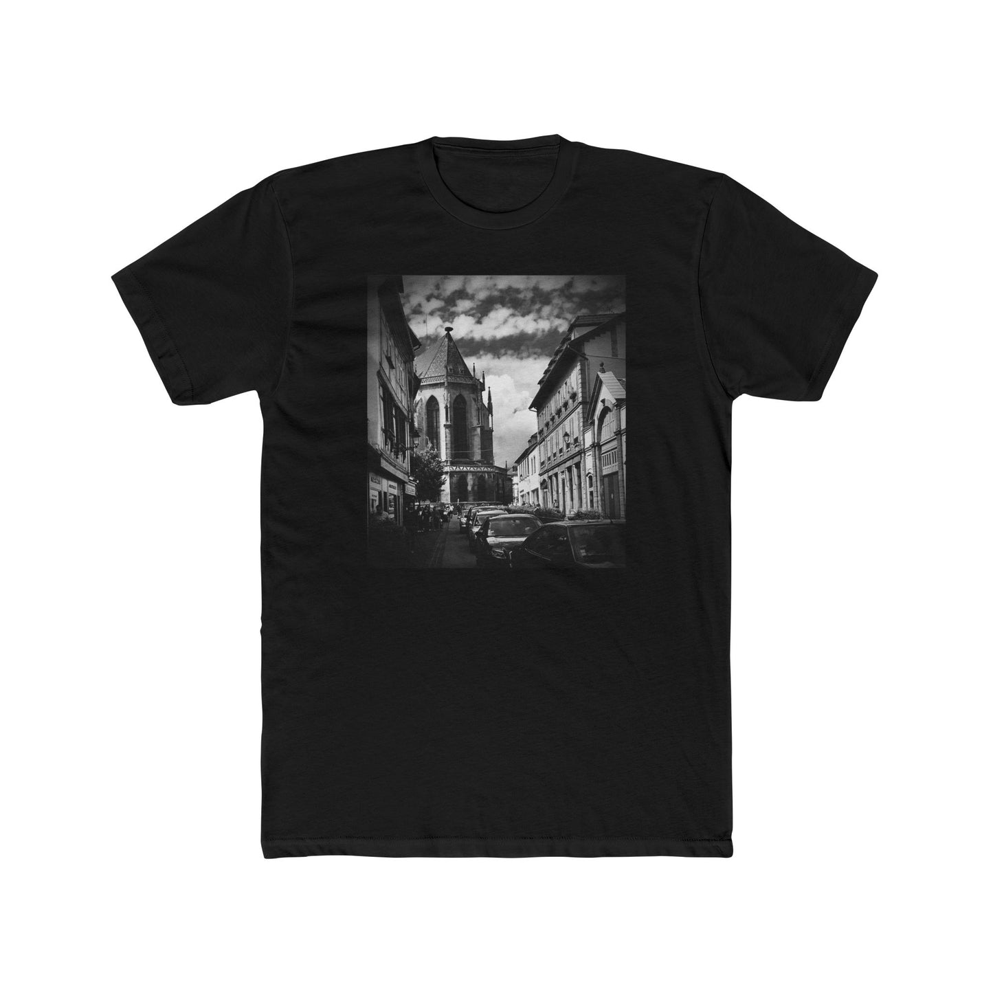 “Cathedral Street” Cotton Crew Tee