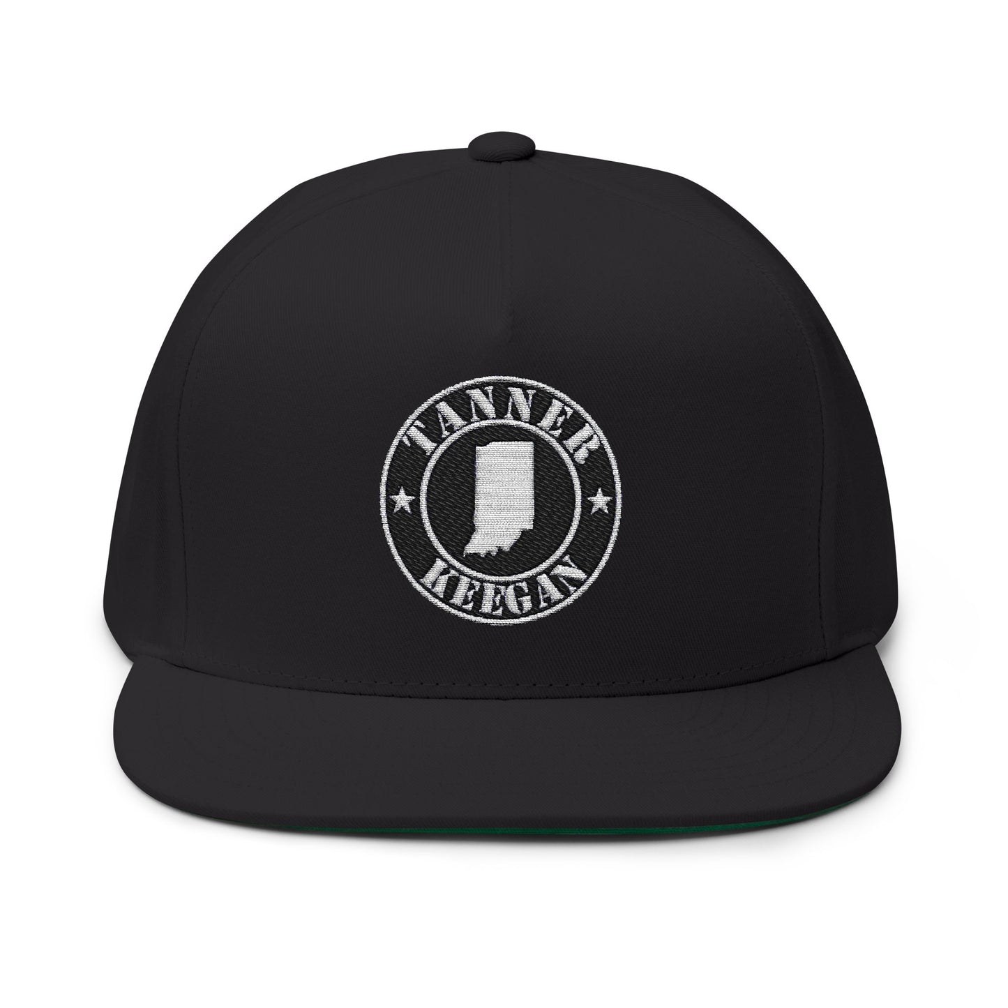 Tanner Keegan Indiana - Flat Bill Embroidered Snap Back