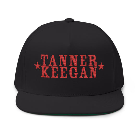 Tanner Keegan "Stars" Flat Bill Cap - Embroidered
