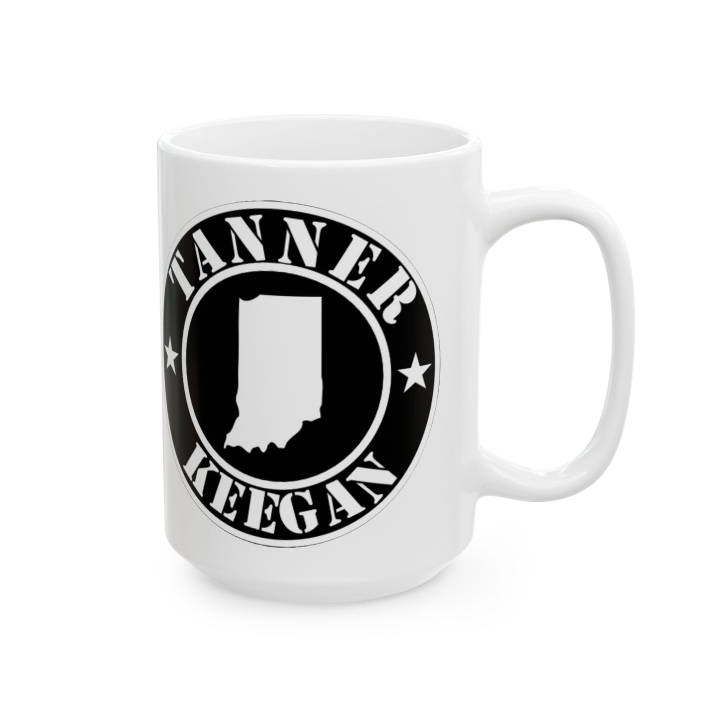 Tanner Keegan Indiana Ceramic Mug -  15oz Options