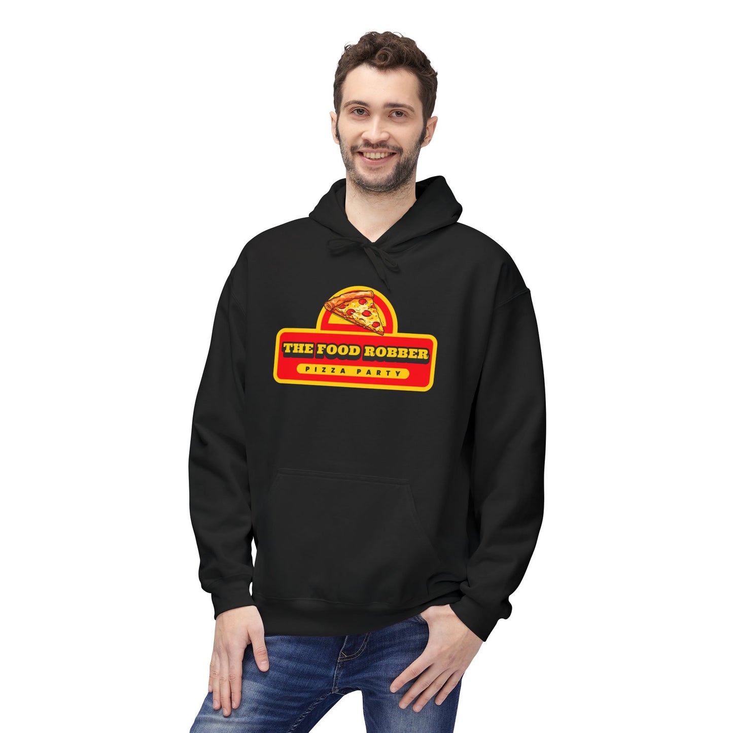 The Food Robber "Pizza Party"  - Midweight Fleece Hoodie